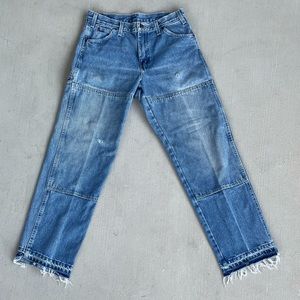 Dickies Relaxed Fit Light Blue Double Knee Jeans-31x30
